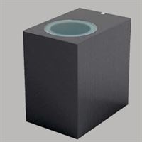 KARE ÇİFT YÖNLÜ 2XGU10 ANTRASİT GÖVDE ARMATÜR IP54 1